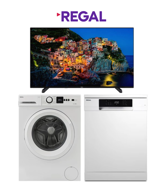 Regal 3'lü Çeyiz Seti Beyaz