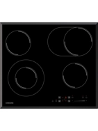 Samsung 60cm Elektrkli Eğimli Kenar Cam Ocak Siyah Siyah