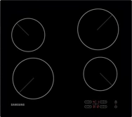 Samsung Ankastre Elektrikli Cam Ocak Siyah