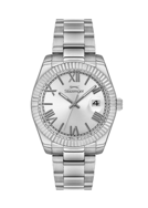 Slazenger SL.09.2508.1.06 Romen Rakamlı Çelik Kordon Çelik Kasa 10 ATM Suya Dayanıklı Metalik Renk Erkek Kol Saati Çok Renkli	