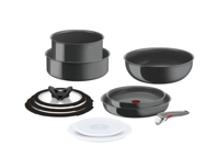 Tefal Ingenio Ceramic Renew 11 Parça Büyük Set Siyah